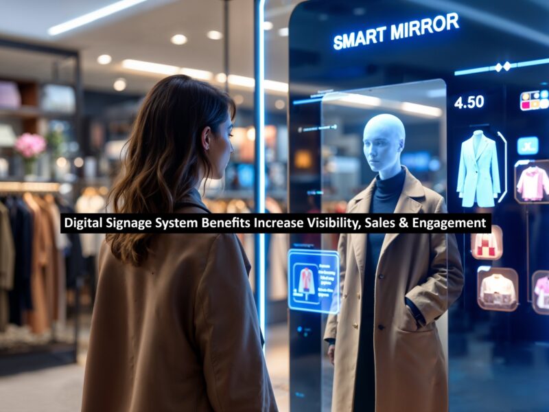 Digital Signage System Benefits Increase Visibility, Sales & Engagement