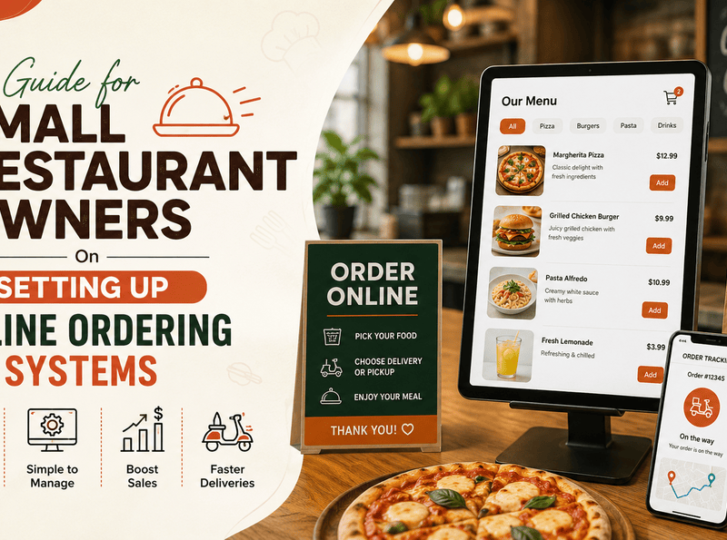 A Guide for Small Restaurant Owners On Setting Up Online Ordering Systems